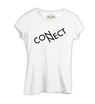 Connect with N Beyaz Kadın Tshirt