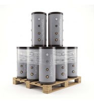 TD-BT 100 LT Buffer Tank 100 Litre 7 Adet Isı Pompası ve Isıtma Sistemleri için Denge Tankı
