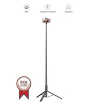 Torima C10 Çok Amaçlı Tripod Kumandalı Selfie Çubuğu Siyah 