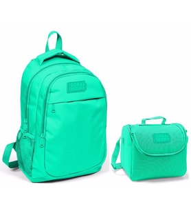 Coral High Kız Çocuk Yeşil Okul Sırt Çantası ve Beslenme Çantası