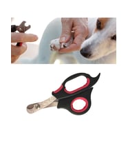 Büyük Irk Köpek Kedi Çelik Uçlu Evcil Hayvan Tırnak Makası Pati Bakım Aleti Ergonomik Kaymaz (5343)