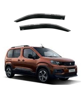 Peugeot Rifter Kromlu 2'li Cam Rüzgarlığı Niken 2019+ sonrası uyumlu (Beyaz)