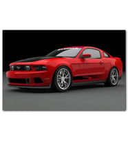 Cakatablo Kırmızı Ford Mustang 2010