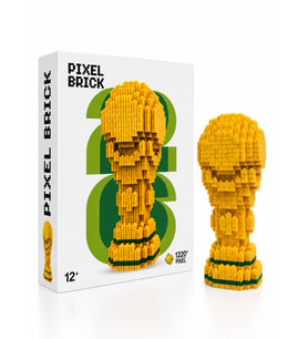 Dünya Kupası Tasarımlı Büyük Parçalı Blok Oyuncak Seti Big Pixel Brick Set