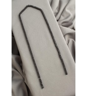 Hematit Doğal Taş Mat Siyah Küp Kesim 3x3mm Dizi [AA]