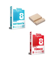 LGS 8. Sınıf Matematik ve Türkçe Benim Fasikülüm + Telefon Standı
