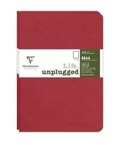 Clairefontaine Age Bag Stapled A4 Çizgili Defter Bordo 733072C