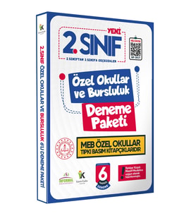 2.Sınıf Özel Okullar ve Bursluluk Hazırlık MEB Tıpkı Basım Deneme 6lı Fasikül SETİ