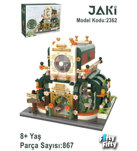 Jaki Flower House/Çiçek Evi -JK2362 (867 Parça) Oyuncak Yapım Seti