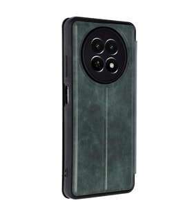 Realme 12 5g Kılıf Flip Cover - Koyu Yeşil