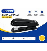 Lacco 515 Zımba Makinesi 24/6 Metal Mekanizmalı Dayanıklı Ofis Okul Ev Tipi Zımba