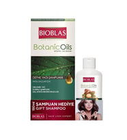 Bıoblas Defne Yağlı Saçlar İçin Şampuan 360 ml + Argan Şampuan 150ml
