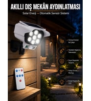 Kamera Görünümlü Solar Lamba