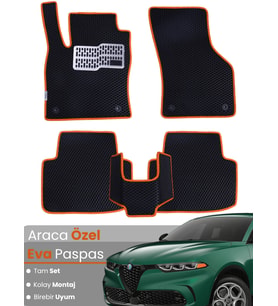 ALFA ROMEO TONALE (2022-2025) Uyumlu EVA Paspas Tam Set–Araca Özel,Kolay Montaj,Su Geçirmez