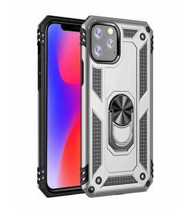 Mopal İPHONE İ11 Pro 5,9 İnç Yüzüklü Tank Telefon Kılıfları (Gri)