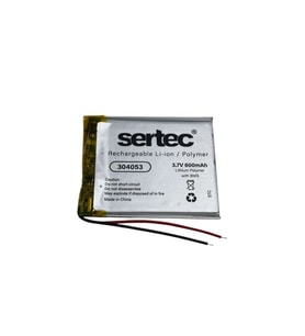 Sertec 304053 3.7v 600 Mah Li-polymer Pil (devreli/1.5a)