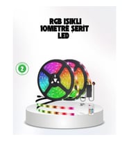 Mey İthalat® Müziğe Duyarlı Renkli Smart Şerit LED Işık USB Bağlantılı Ambiyans Aydınlatma