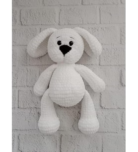 Kar Beyaz Köpüş Amigurumi Organik Oyuncak