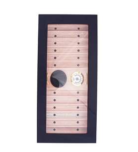 PremiumQuality Tocoa Siyah Sedir Humidor Puro Kutusu