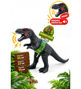 T-Rex Dinozor Oyuncak 37 cm – Büyük Boy Gerçekçi Dinozor Figürü – 3+ Yaş