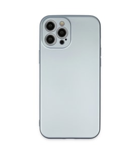 Apple İphone 12 Pro Max Kılıf Nano İçi Kadife Silikon - Sky Blue