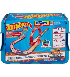 Hot Wheels Track Builder Alev Temalı Akrobasi Seti HMC04