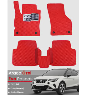 SEAT ARONA (2021-2025) Uyumlu EVA Paspas Tam Set–Oto Paspas,Araca Özel,Kolay Montaj