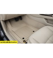 DS 7 Crossback E-Tense 2018-2019-2020-2021-2022-2023-2024-2025 HAVUZLU OTO PASPAS BEJ 3D YUMUŞAK PASPAS