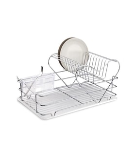 Tekno Tel KB-011 İki Katlı Tezgah Üstü Bulaşıklık Tabaklık Krom