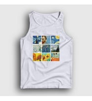 Presmono Unisex Beyaz Art Painter Vincent Van Gogh Atlet 303032tt