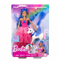 Barbie Mavi Saçlı Prenses Bebek HRR16