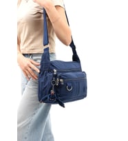 Çapraz Askılı Ultra Hafif Çok Cepli Bayan Omuz Çantası Laci (Model: 571-6D)