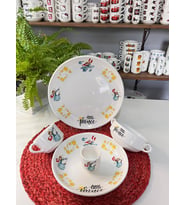 TEBAK COLLECTİON  5 parça KÜÇÜK PRENS MODEL ÇOCUK YEMEK TAKIMI BESLENME SETİ