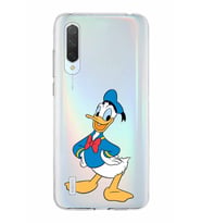 Xiaomi Mi 9 Lite Uyumlu Kapak Donald Duck Tasarımlı Şeffaf Silikon Kılıf