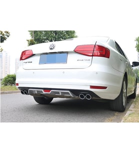 Volkswagen Jetta Difüzör Arka Tampon Turbo Egzoz Çıkışlı 2015-