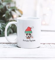 Kişiye Özel Panda Tasarımlı Kupa Bardak (Beyaz)