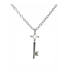 Attack On Titan Shingeki No Kyojin Metal Kolye – 60 cm Zincir  Unisex Anime Aksesuarı (Gümüş)