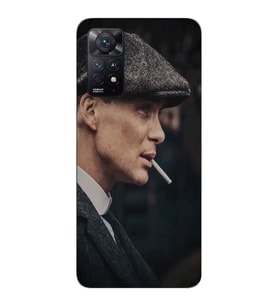 Xiaomi Redmi Note 12 PRO 4G Uyumlu Thomas Shelby Tasarımlı Şeffaf Telefon Kılıfı