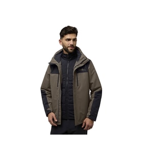 Jack Wolfskin Jasper 3In1 Jkt M Erkek Outdoor Montu A61858-5719 Haki (Haki)