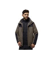 Jack Wolfskin Jasper 3In1 Jkt M Erkek Outdoor Montu A61858-5719 Haki (Haki)