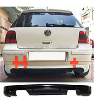 Vw Golf 4 Arka Ek Difüzör Siyah Plastik 1997-2003 Arka-difizör-bodykit-ek-karlık