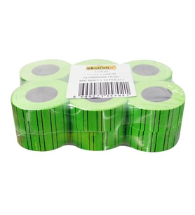 Ekstrafix 12 x 21 Fiyat Etiketi Florasan Yeşil Fix-5702 (12 Rulo)