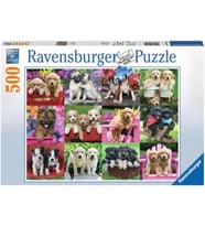 Ravensburger 500 Parça Puzzle Köpek Yavruları - 146598 (Karışık)