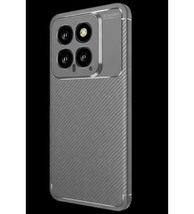 Mi 14T Kılıf Auto Focus Karbon Kapak - Gri
