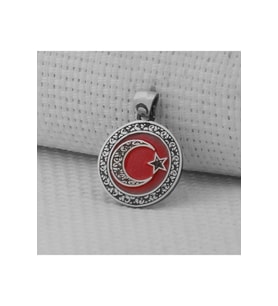 Hz Süleyman Mührü Kral Zincirli 925 Ayar Gümüş Kolye Deri İp Hediyeli