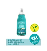 Viking Premium Bulaşık Deterjanı Fesleğen & Limon 750 ml 4 Adet