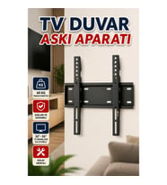 32–55 İnç TV Duvar Askı Aparatı – 40 Kg Taşıma Kapasiteli Çelik Montaj Aparatı