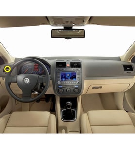 VW Jetta 5 2006-2011 Sol Havalandırma Izgarası Yön Tuşu 1K0819703B