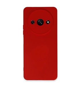 Xiaomi Redmi A3 4g Kılıf Nano İçi Kadife Silikon - Kırmızı