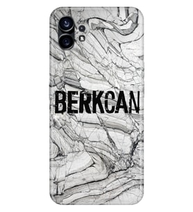 Nothing Phone 1 / 2 Kılıf İsim Yazılı Kişiye Özel Silikon Kapak Model-9 (Çok Renkli)